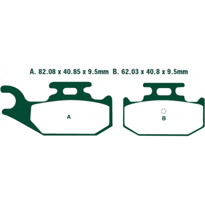 EBC FA428 Тормозные колодки