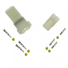 Electrosport ES152 2-pin INLINE Sealed Connector Set - CLEAR