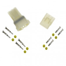 Electrosport ES153 3-pin INLINE Sealed Connector Set - CLEAR