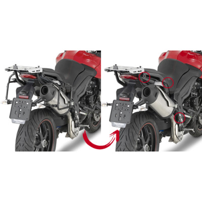 GIVI PLR6404 TUBULAR PANN.HOLDER TRIUMPH