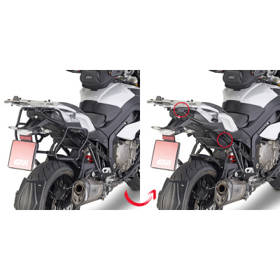 GIVI PLXR5119 TUB.PANN.HOLDER HONDA CROSSRUN