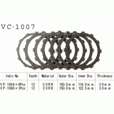 Vesrah VC-1007 Диски сцепления