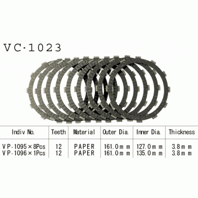 Vesrah VC-1023 Диски сцепления