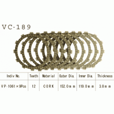 Vesrah VC-189 Диски сцепления