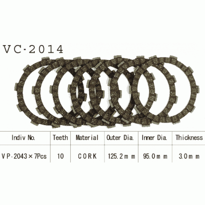 Vesrah VC-2014 Диски сцепления