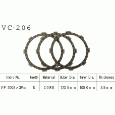 Vesrah VC-206 Диски сцепления