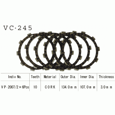 Vesrah VC-245 Диски сцепления