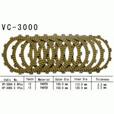 Vesrah VC-3000 Диски сцепления