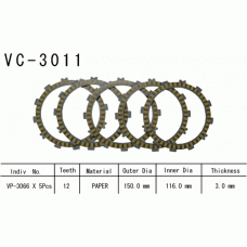 Vesrah VC-3011 Диски сцепления