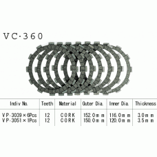 Vesrah VC-360 Диски сцепления