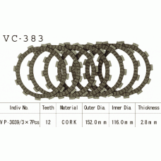 Vesrah VC-383 Диски сцепления