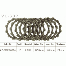 Vesrah VC-387 Диски сцепления