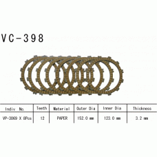 Vesrah VC-398 Диски сцепления