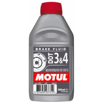 MOTUL DOT 3 & 4 Тормозная жидкость 0.5 л. [102718]